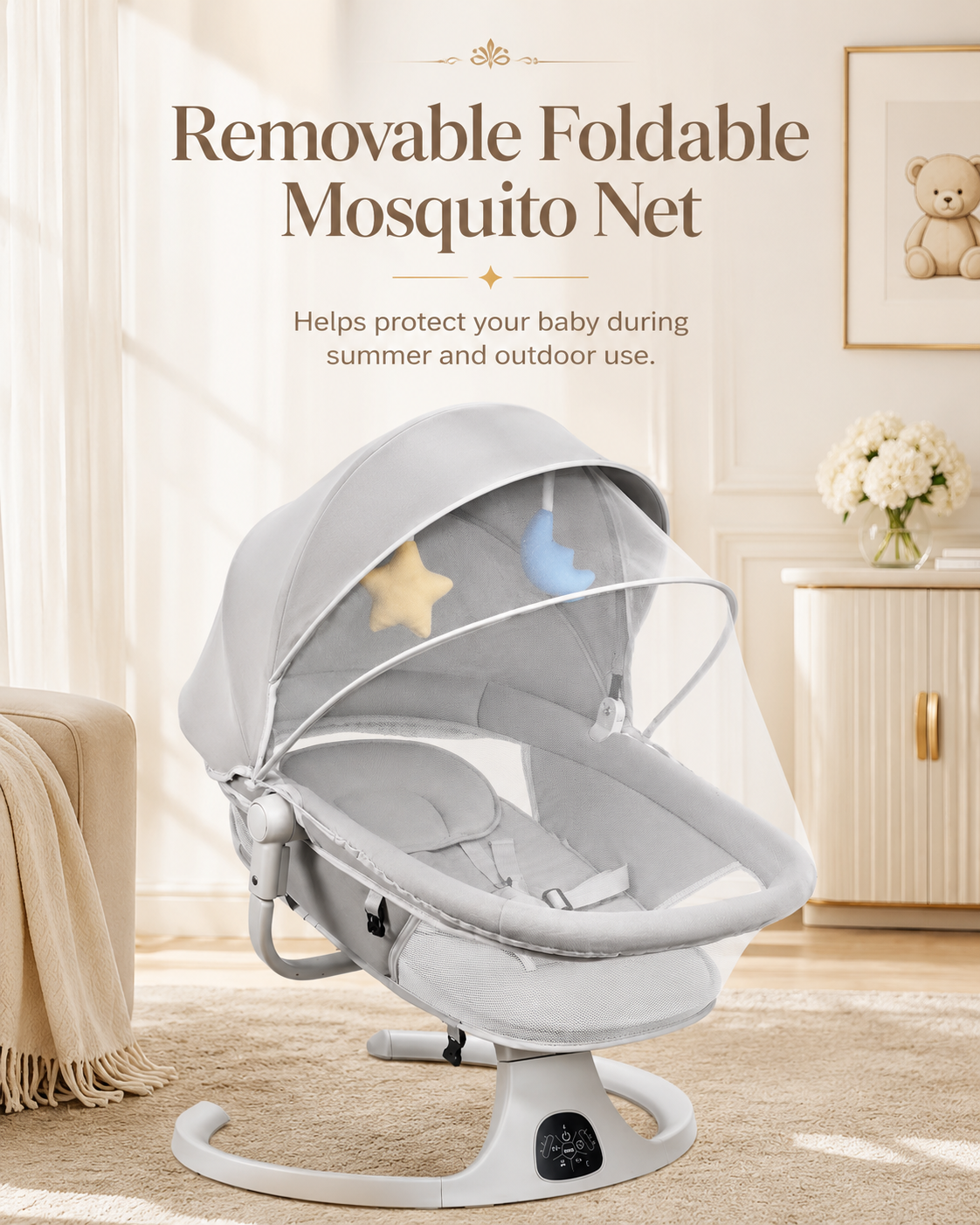 The 2-in-1 Smart Cradle & Rocker