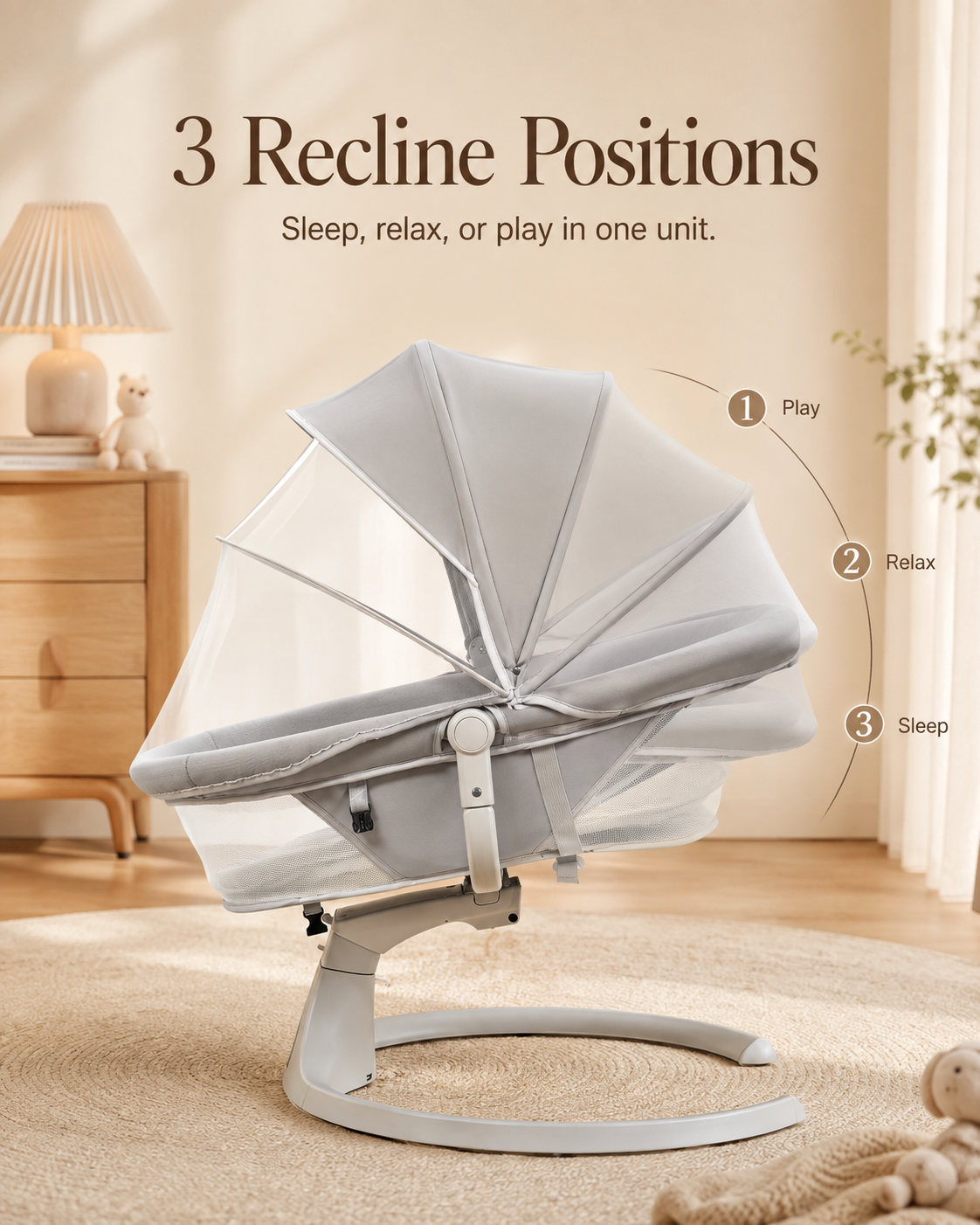 The 2-in-1 Smart Cradle & Rocker