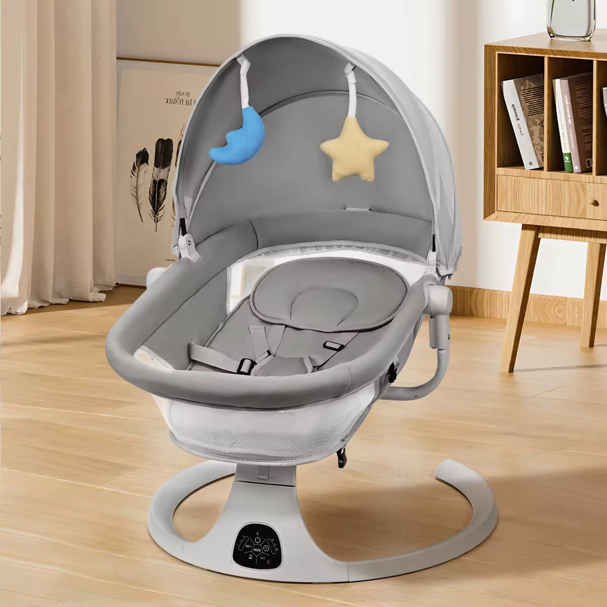 The 2-in-1 Smart Cradle and Rocker